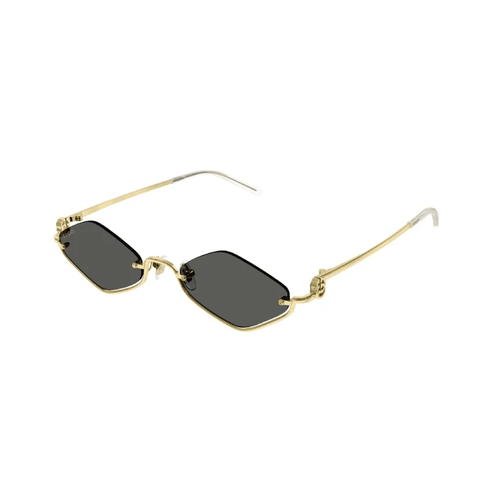 משקפי שמש של גוצ'י שחור זהב - GUCCI GG1604S SUNGLASSES משקפי שמש של גוצ'י שחור זהב
